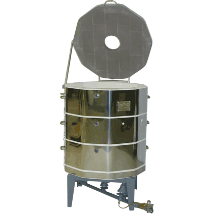 2327-Olympic Torch Bearer Kiln /Natural Gas Or Propane With Burners And Ignition Ring
