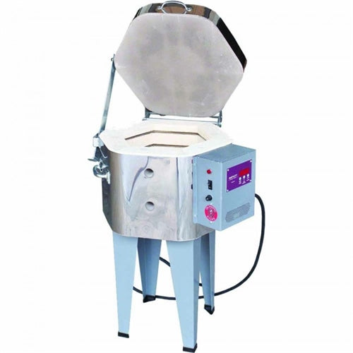 Olympic 129: Cone 6, Top Loading 120 Volt Electric Kiln with Genesis Spark