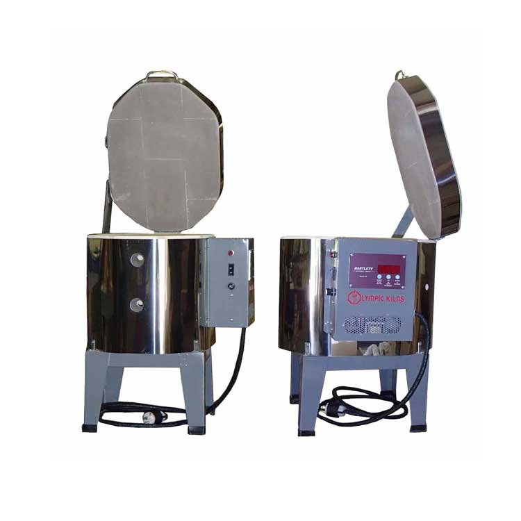 Olympic Doll /Test Mini Oval Kiln: Cone 10, Top Loading 120 Volt Electric Kiln